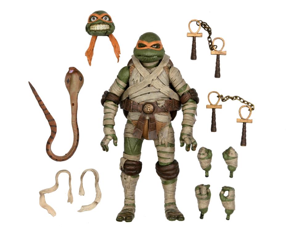 NECA: Universal Monsters x Teenage Mutant Ninja Turtles - Ultimate Michelangelo as The Mummy