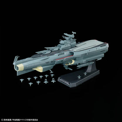 Be Forever Yamato: REBEL 3199 - EFCF Hyuga Class Battlecarrier DCV-01 Gyuga - 1/1000 Scale Model Kit