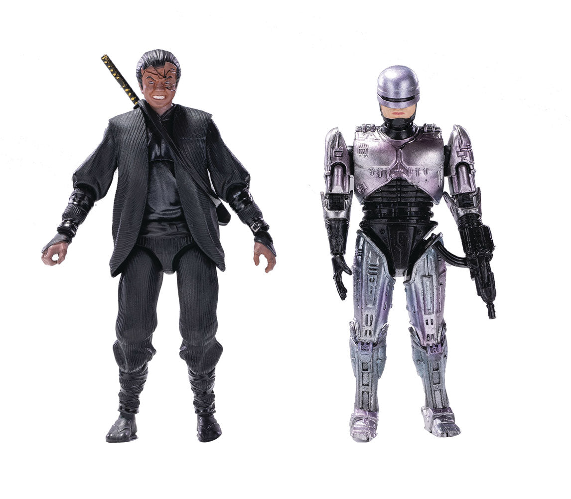 1/18 Robocop 3: Action Figure - Robocop VS Automo - 2 Pack