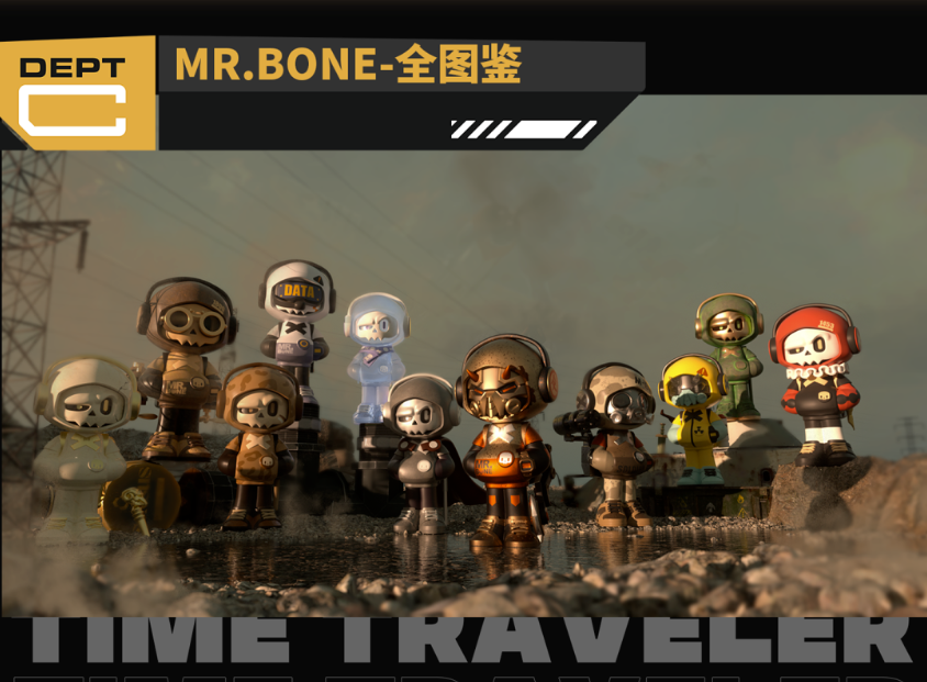 Mr. Bone A Journey Through Time Mini 2 Series - Blind Box