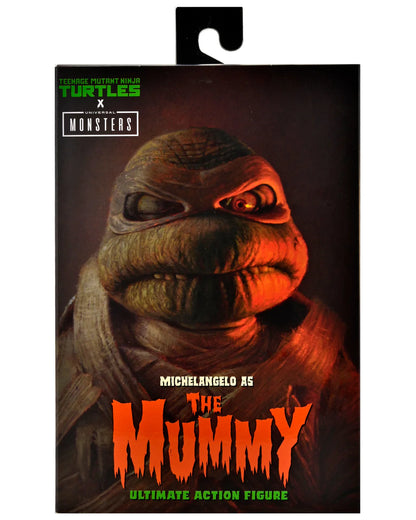 Universal Monsters x Teenage Mutant Ninja Turtles: Michalangelo as The Mummy - 7" Ultimate Action Figure