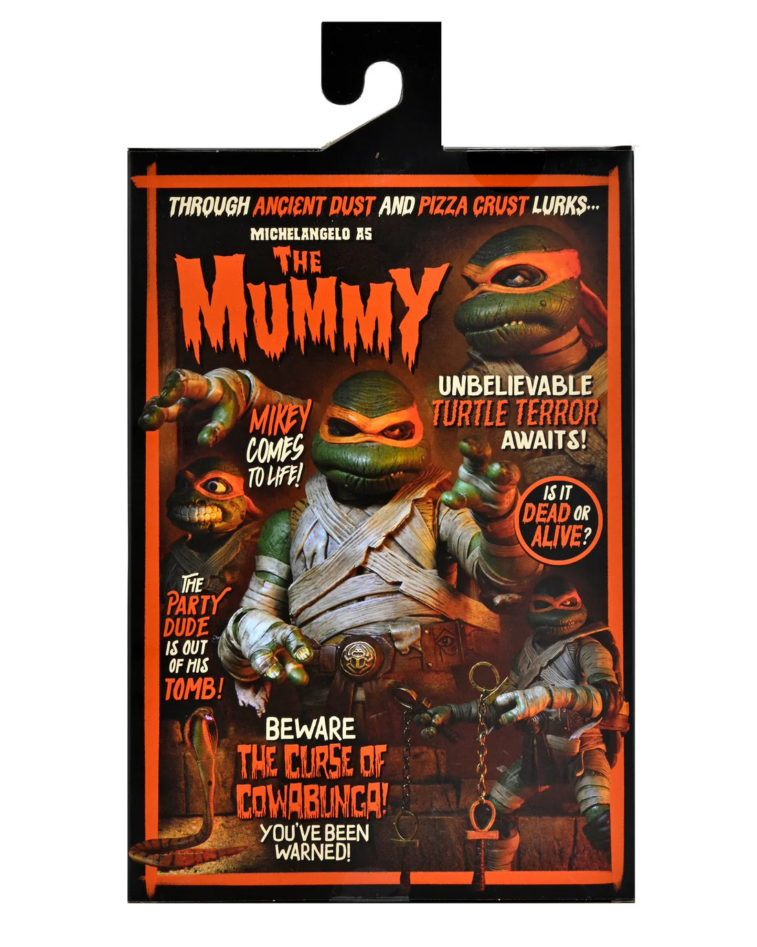Universal Monsters x Teenage Mutant Ninja Turtles: Michalangelo as The Mummy - 7" Ultimate Action Figure