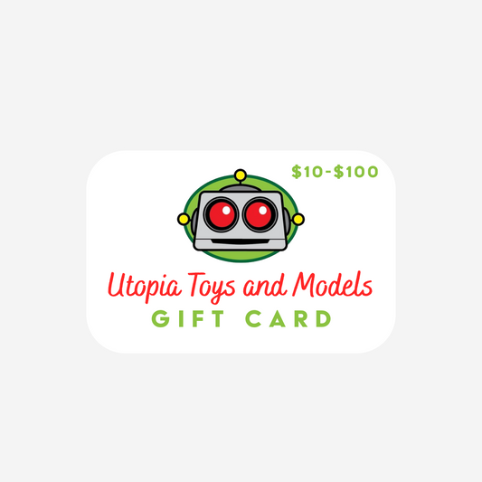 Utopia Toys and Models Digital Gift Card