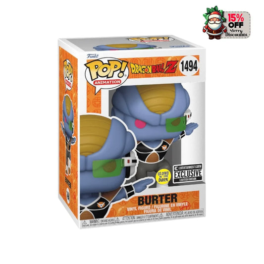 Funko POP! Anime: Dragon Ball Z - Burter #1494 (Glows in the Dark) (Entertainment Earth Exclusive)