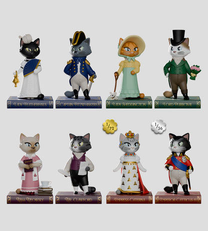 Regency Cats Blind Box by Kaleidos Creative
