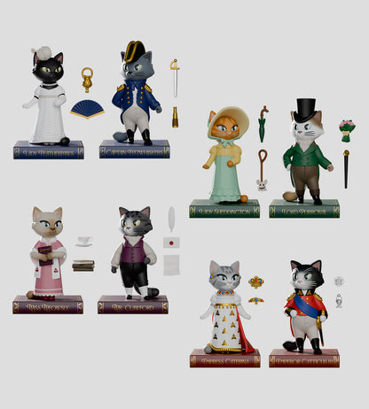 Regency Cats Blind Box by Kaleidos Creative