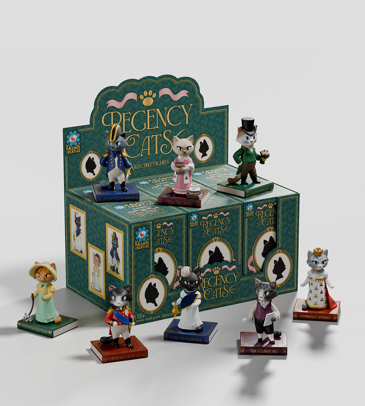 Regency Cats Blind Box by Kaleidos Creative