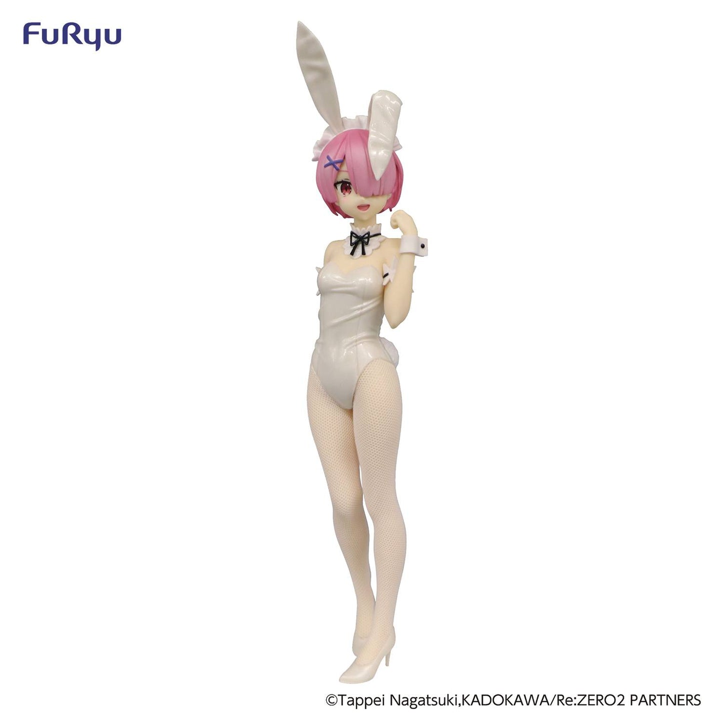 Re Zero - Biccute Bunnies - Ram (White Pearl Color Ver.) Fig