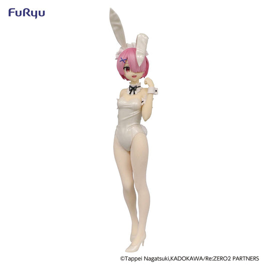 Re Zero - Biccute Bunnies - Ram (White Pearl Color Ver.) Fig