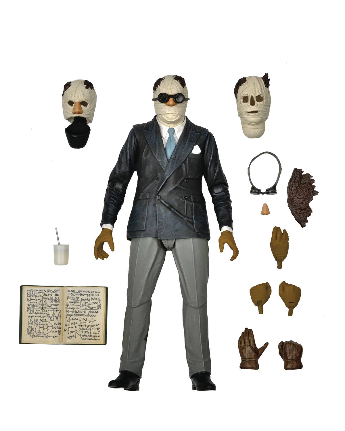 Universal Monsters: Ultimate Invisible Man - 7” Scale Action Figure