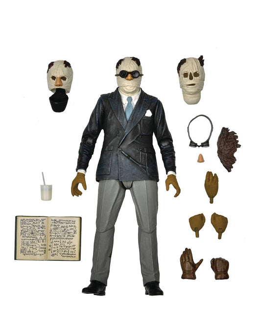 Universal Monsters: Ultimate Invisible Man - 7” Scale Action Figure