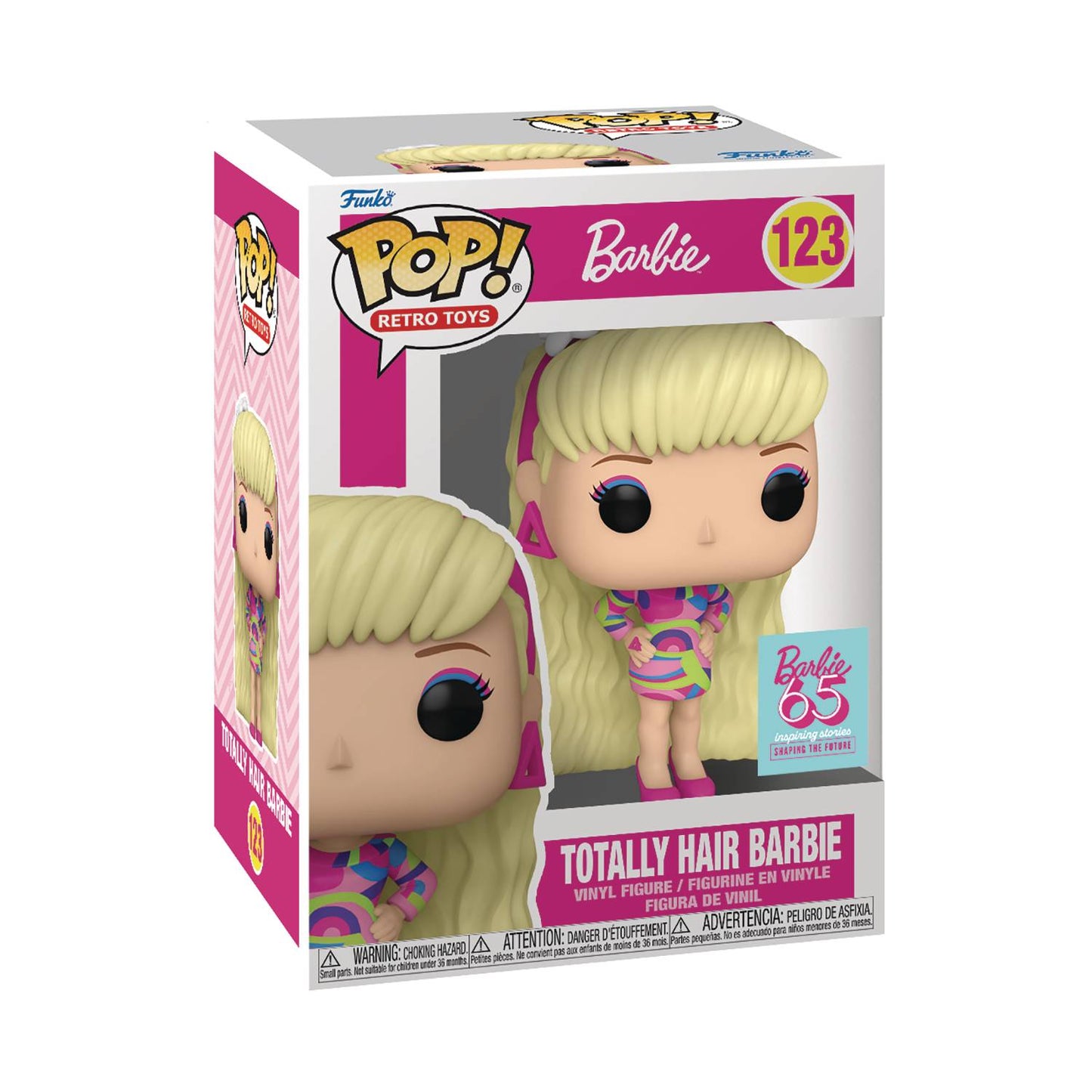 Funko POP! Retro Toys: Barbie - Totally Hair Barbie #123