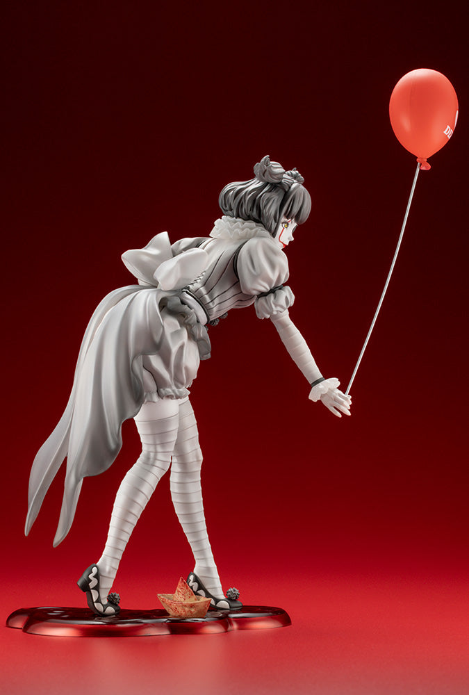 (PRE-ORDER) Kotobukiya: IT 2017 Monochrome Pennywise Bishoujo Statue