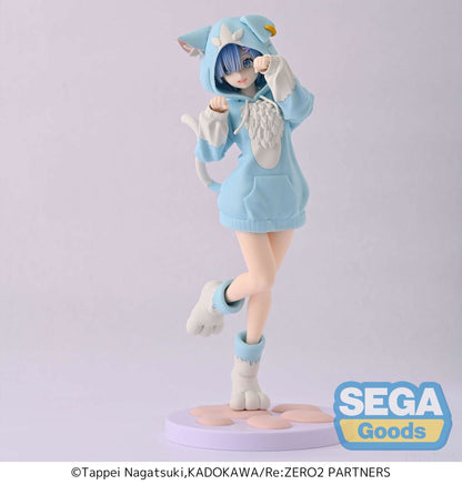 Rem The Great Spirit Puck Ver Re:Zero SPM Prize Figure Fluffy Pack