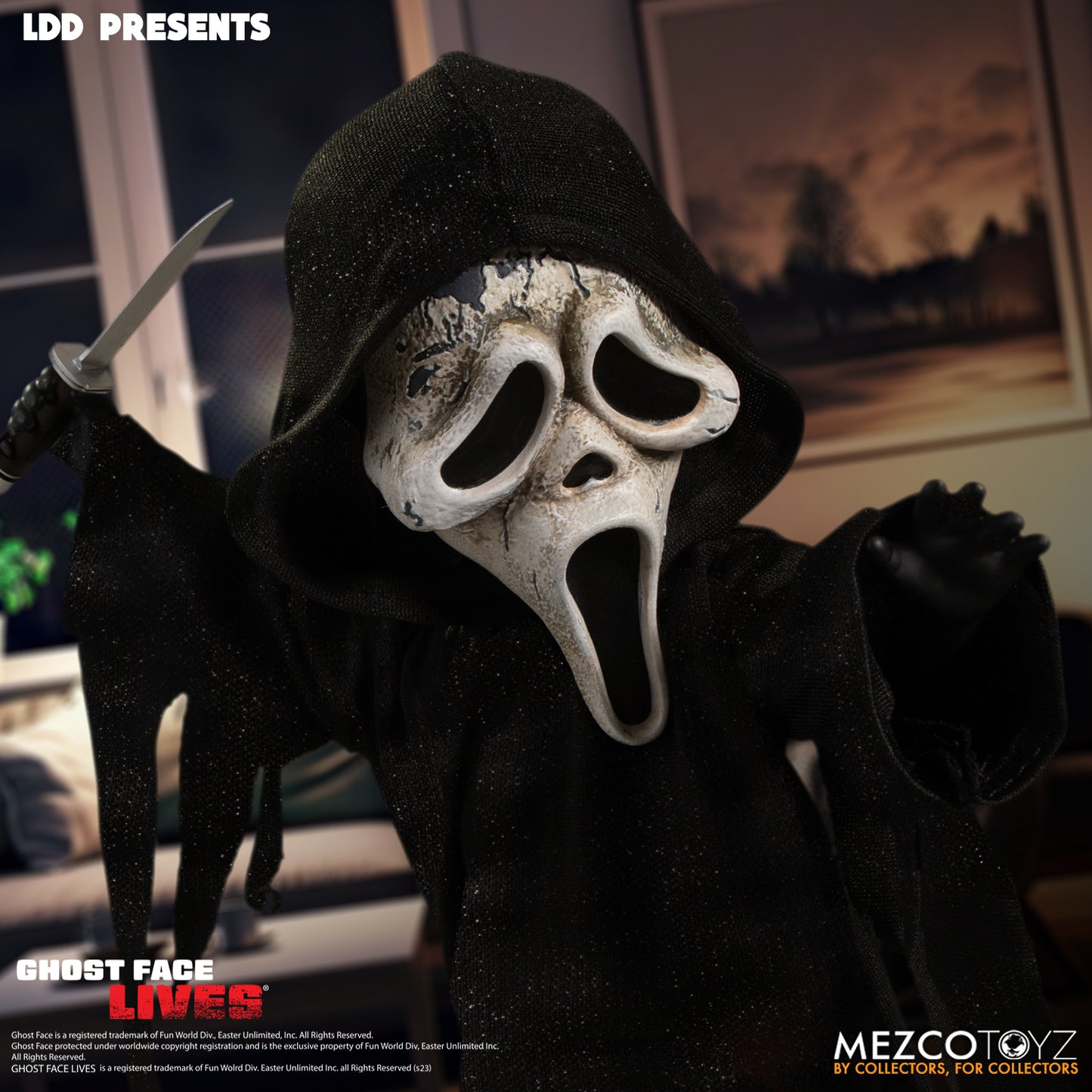 Mezco Toys: LDD Presents - Ghost Face Lives Zombie Edition - Living Dead Doll