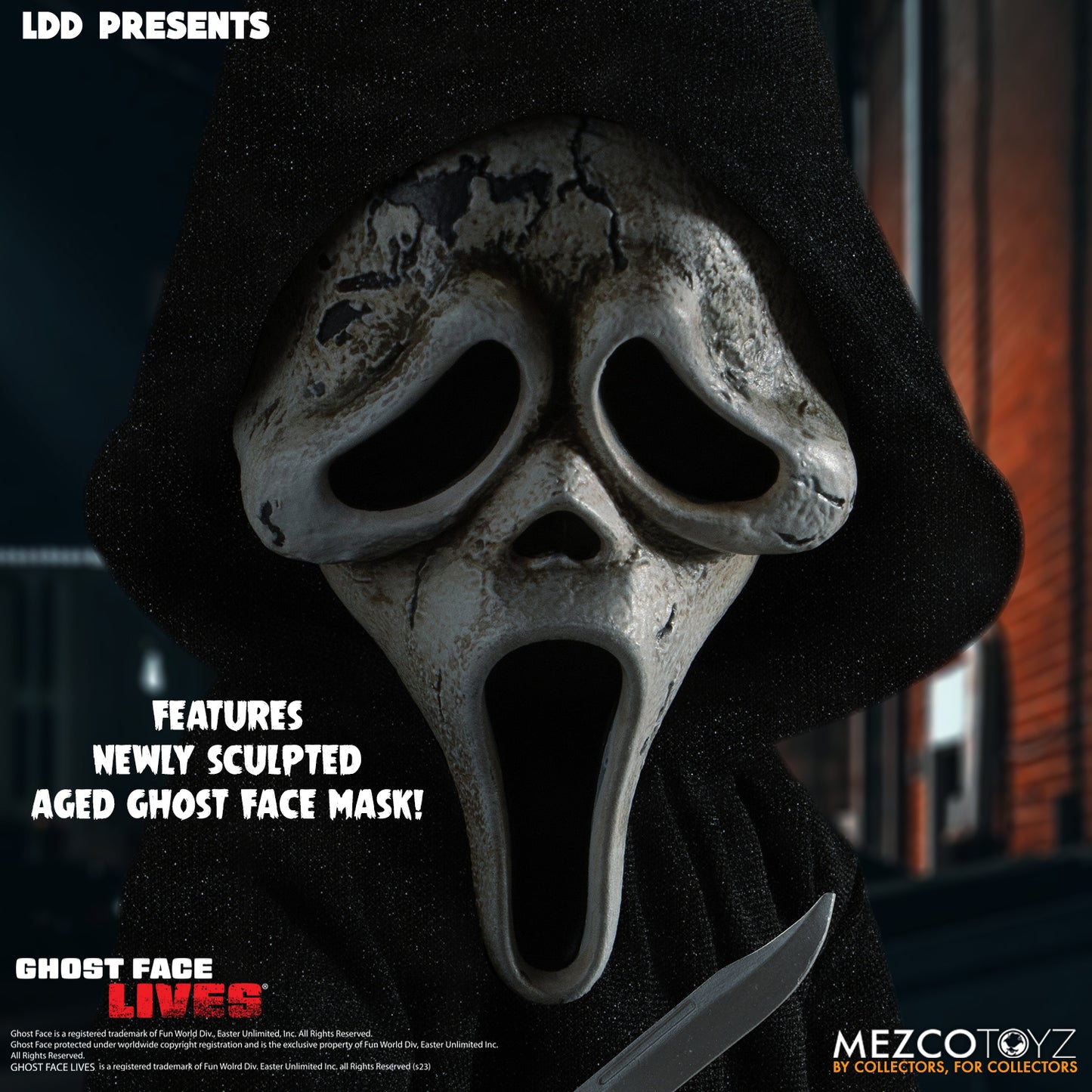 Mezco Toys: LDD Presents - Ghost Face Lives Zombie Edition - Living Dead Doll