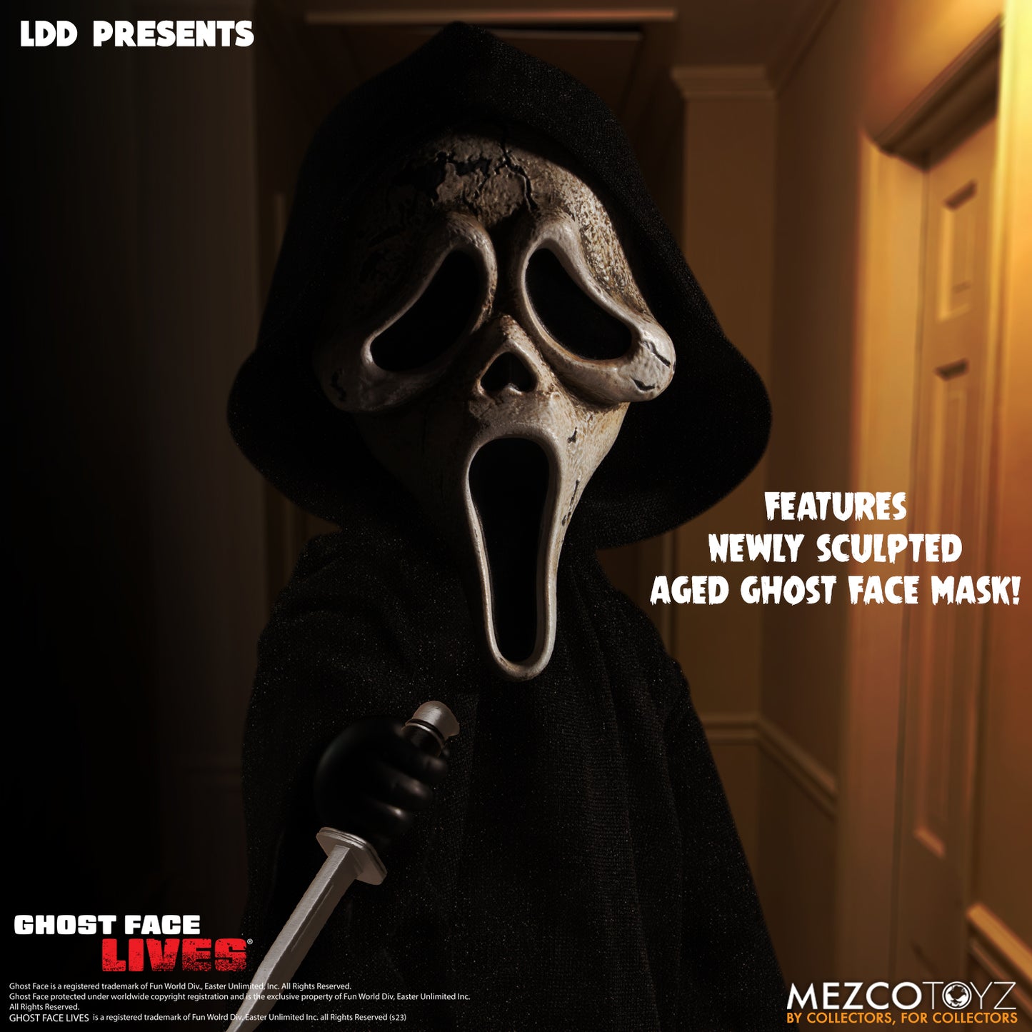 Mezco Toys: LDD Presents - Ghost Face Lives Zombie Edition - Living Dead Doll