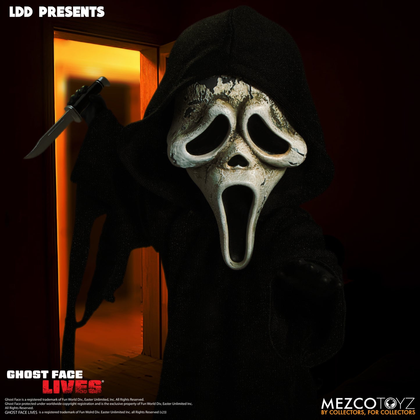 Mezco Toys: LDD Presents - Ghost Face Lives Zombie Edition - Living Dead Doll