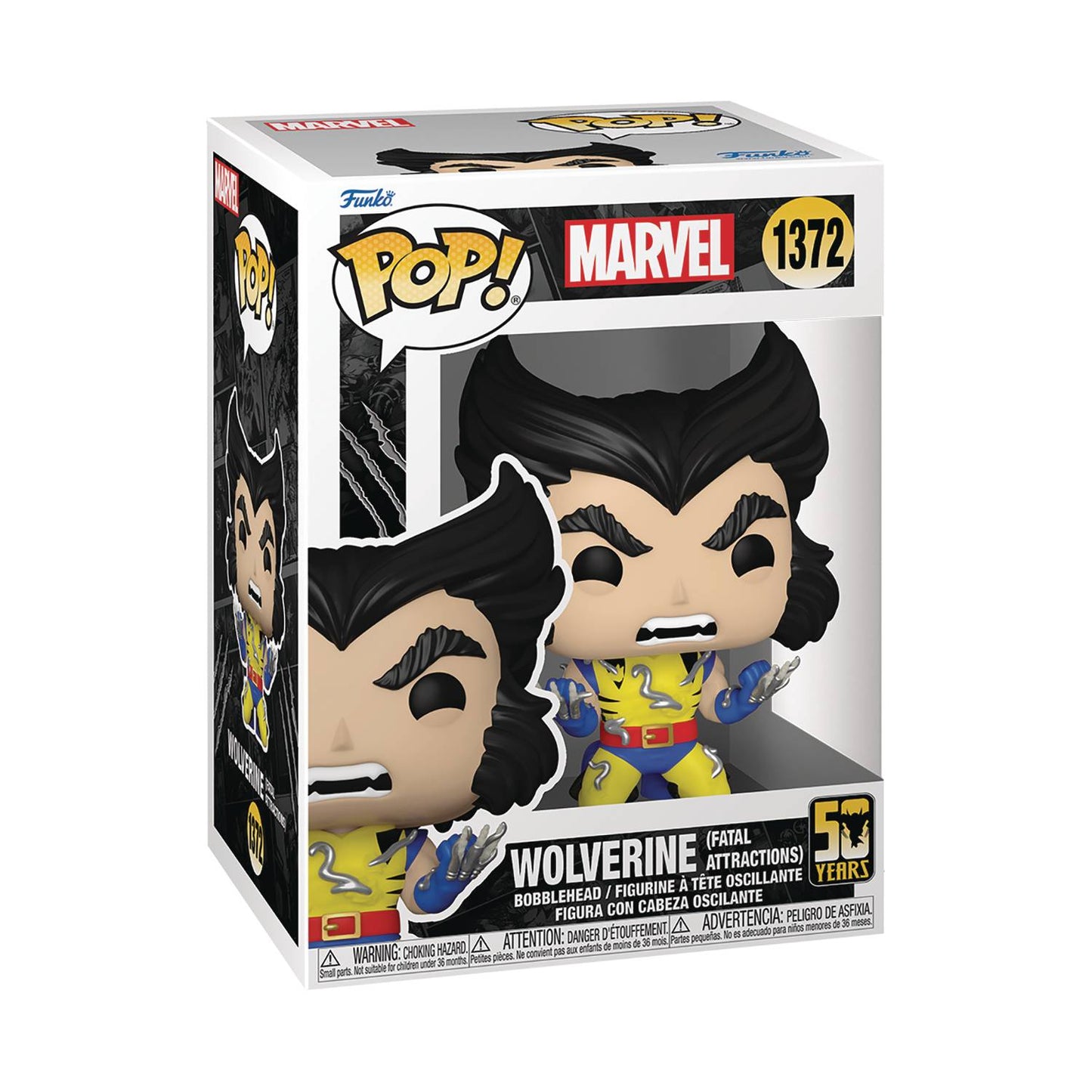 Funko POP! Marvel: Wolverine 50th Anniversary - Wolverine (Fatal Attractions) #1372