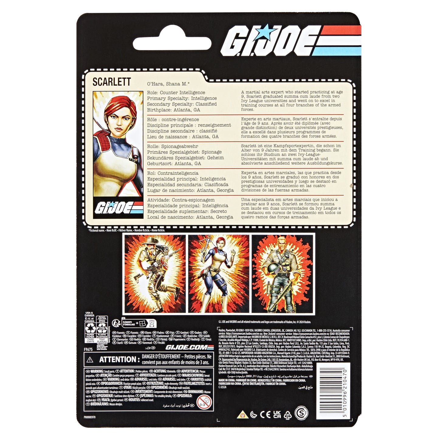 (PRE-ORDER) GI Joe Classified Series - Retro Scarlett - 6 inch Action Figure