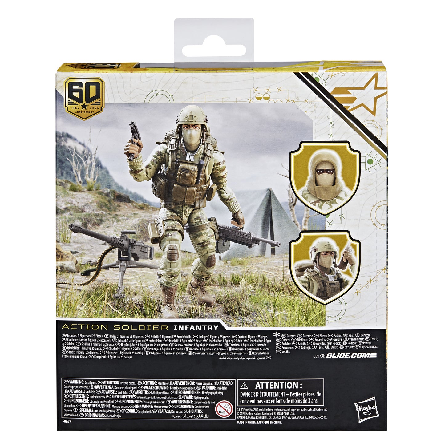 (PRE-ORDER) GI Joe Classified Series - 60th Anniversary Infantry Soldier - 6 inch Action Figure
