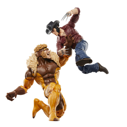 (PRE-ORDER) Marvel Legends - 50th Anniversary Wolverine vs Sabretooth - 6 inch Action Figures 2 Pack