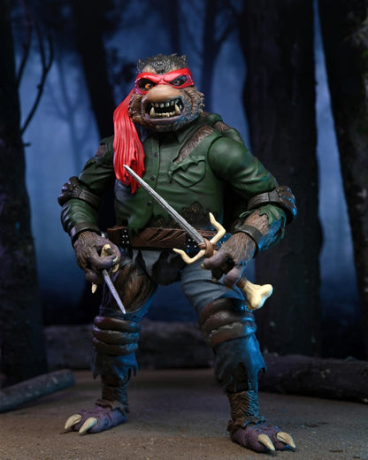 Universal Monsters x Teenage Mutant Ninja Turtles: Ultimate Raphael as the Wolfman - 7" Action Figure