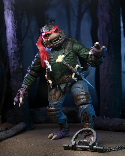 Universal Monsters x Teenage Mutant Ninja Turtles: Ultimate Raphael as the Wolfman - 7" Action Figure