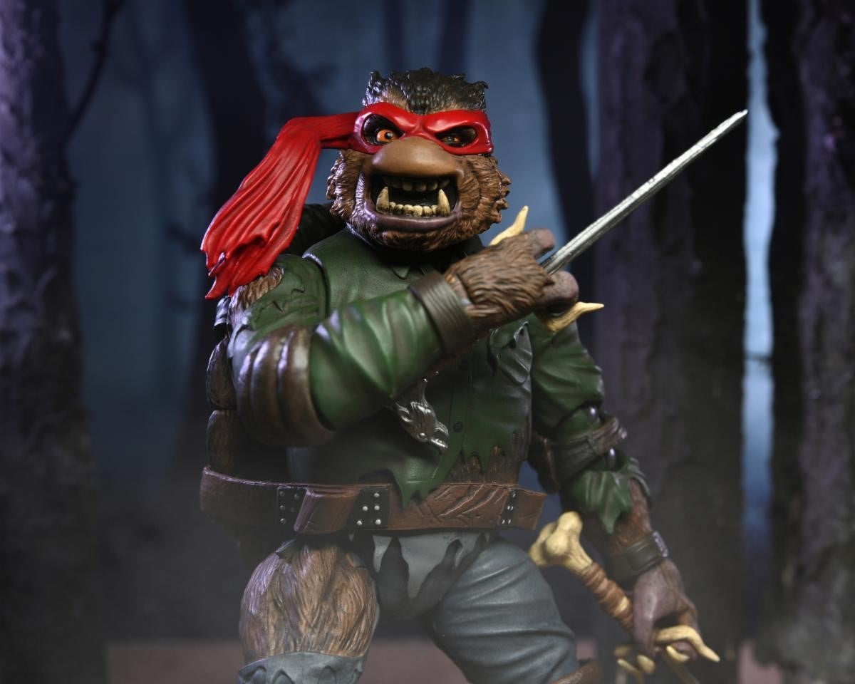 Universal Monsters x Teenage Mutant Ninja Turtles: Ultimate Raphael as the Wolfman - 7" Action Figure