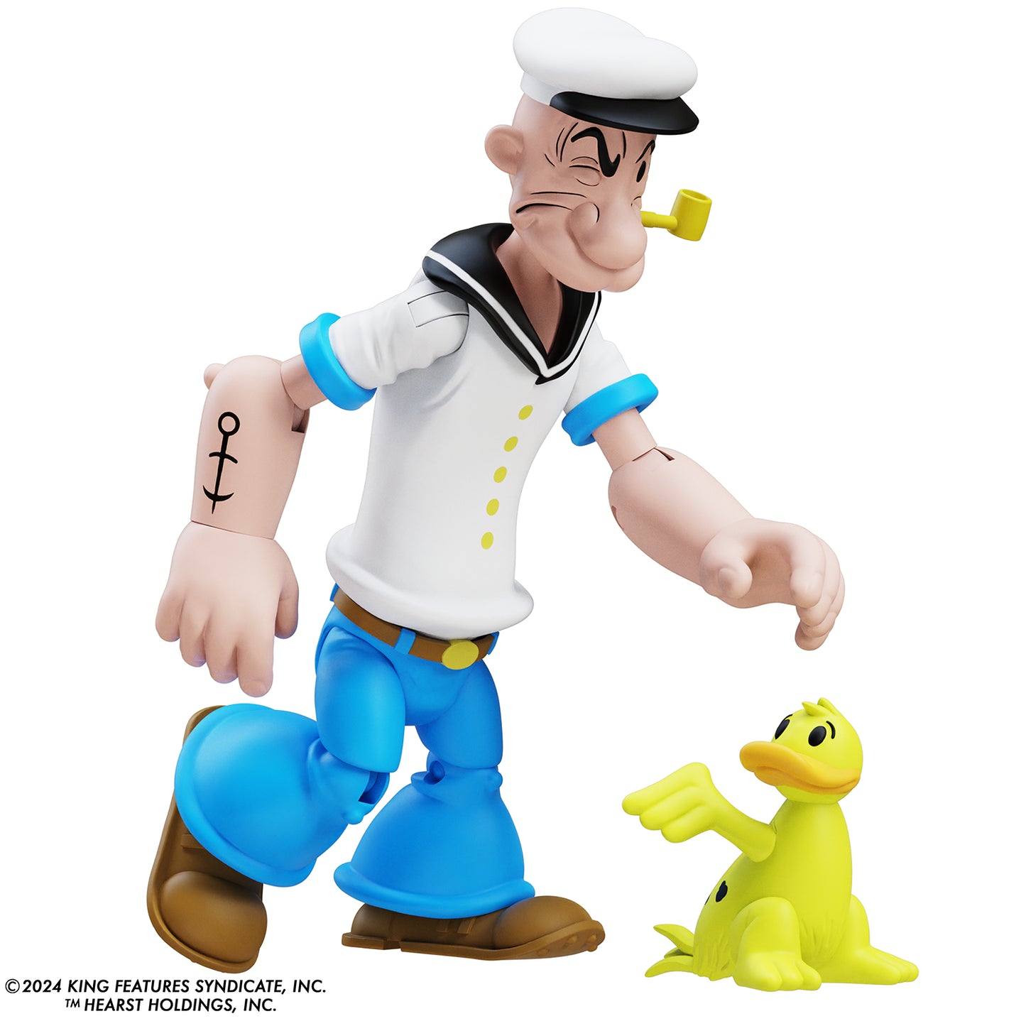Popeye Classics WV3: Popeye 1st Appearance White Shirt - Figure
