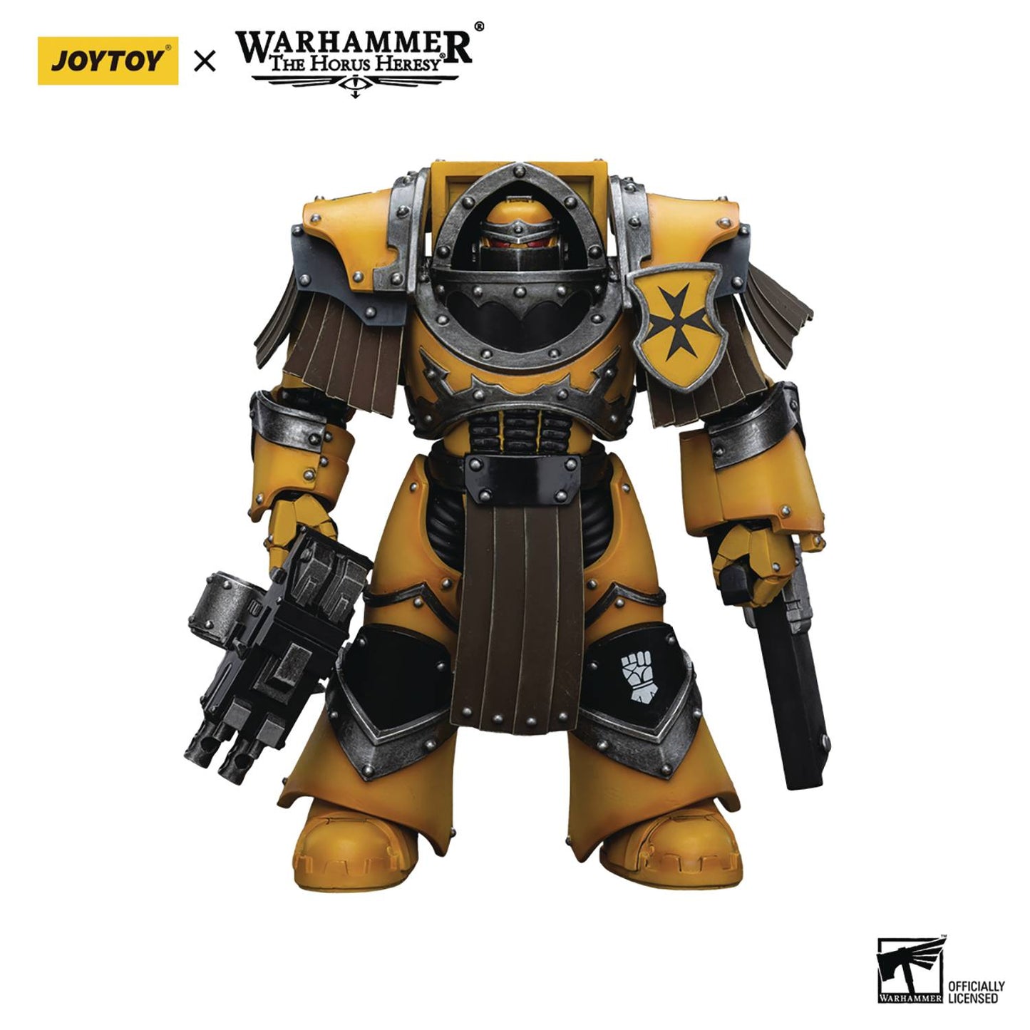 Warhammer: The Horus Heresy - Imperial Fists - Legion Cataphractii Terminator with Chainfist - 1/18 Scale Action Figure