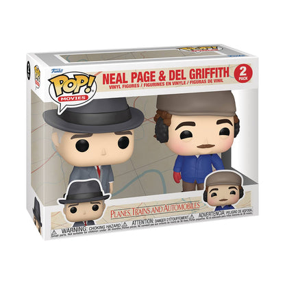 Funko POP! Movies: Planes, Trains and Automobiles - Neal Page & Del Griffith 2-Pack