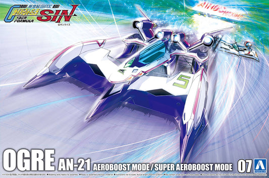 Cyber Formula: Ogre AN-21 Aeroboost Mode / Super Aeroboost Mode - 1/24 Scale Model Kit