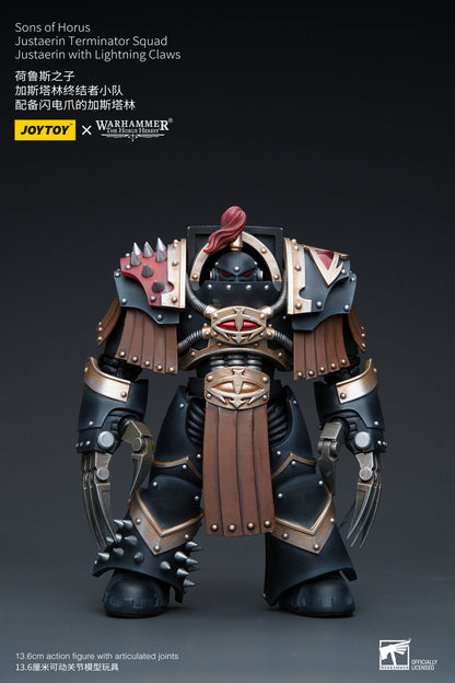 Warhammer: The Horus Heresy - Sons of Horus - Justaerin Terminator with Lightning Claws - 1/18 Scale Action Figure