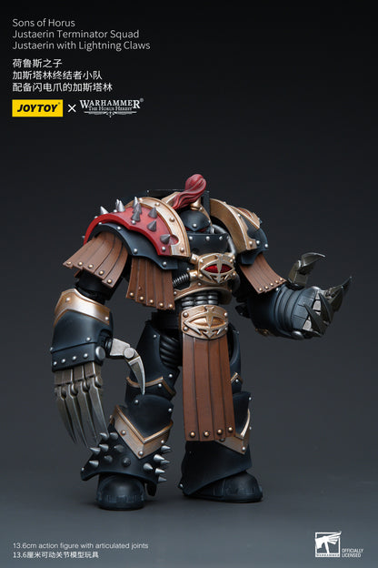 Warhammer: The Horus Heresy - Sons of Horus - Justaerin Terminator with Lightning Claws - 1/18 Scale Action Figure