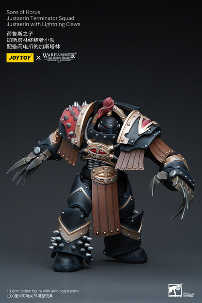 Warhammer: The Horus Heresy - Sons of Horus - Justaerin Terminator with Lightning Claws - 1/18 Scale Action Figure