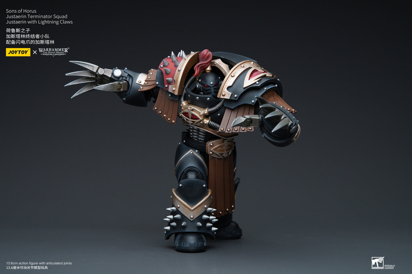 Warhammer: The Horus Heresy - Sons of Horus - Justaerin Terminator with Lightning Claws - 1/18 Scale Action Figure