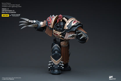 Warhammer: The Horus Heresy - Sons of Horus - Justaerin Terminator with Lightning Claws - 1/18 Scale Action Figure