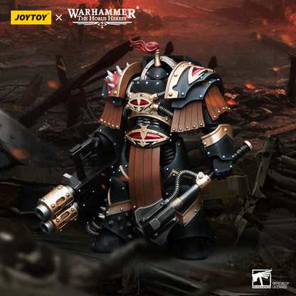 Warhammer: The Horus Heresy - Sons of Horus - Justaerin Terminator with Multi-Melta and Power Maul - 1/18 Scale Action Figure