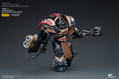 Warhammer: The Horus Heresy - Sons of Horus - Justaerin Terminator with Multi-Melta and Power Maul - 1/18 Scale Action Figure