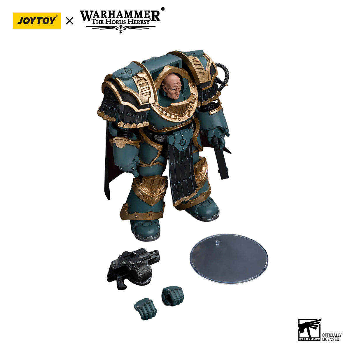 Warhammer The Horus Heresy: Sons of Horus - Legion Praetor in Cataphractii Terminator Armour - 1/18 Action Figure