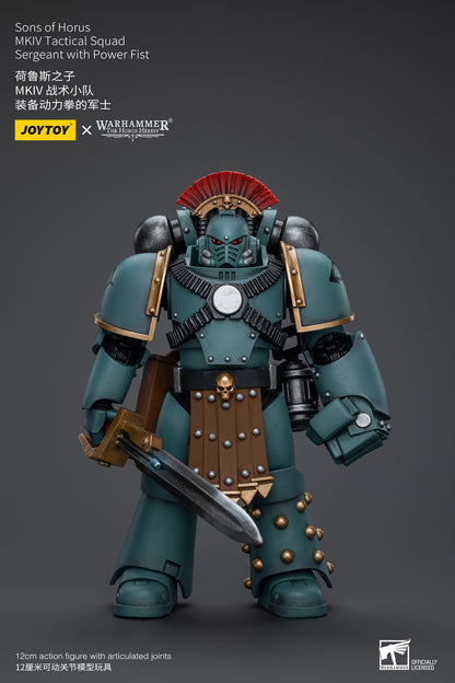 Warhammer: The Horus Heresy - Sons of Horus - MK IV Sergeant with Power Fist - 1/18 Scale Action Figure
