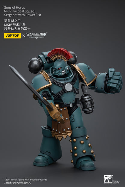 Warhammer: The Horus Heresy - Sons of Horus - MK IV Sergeant with Power Fist - 1/18 Scale Action Figure