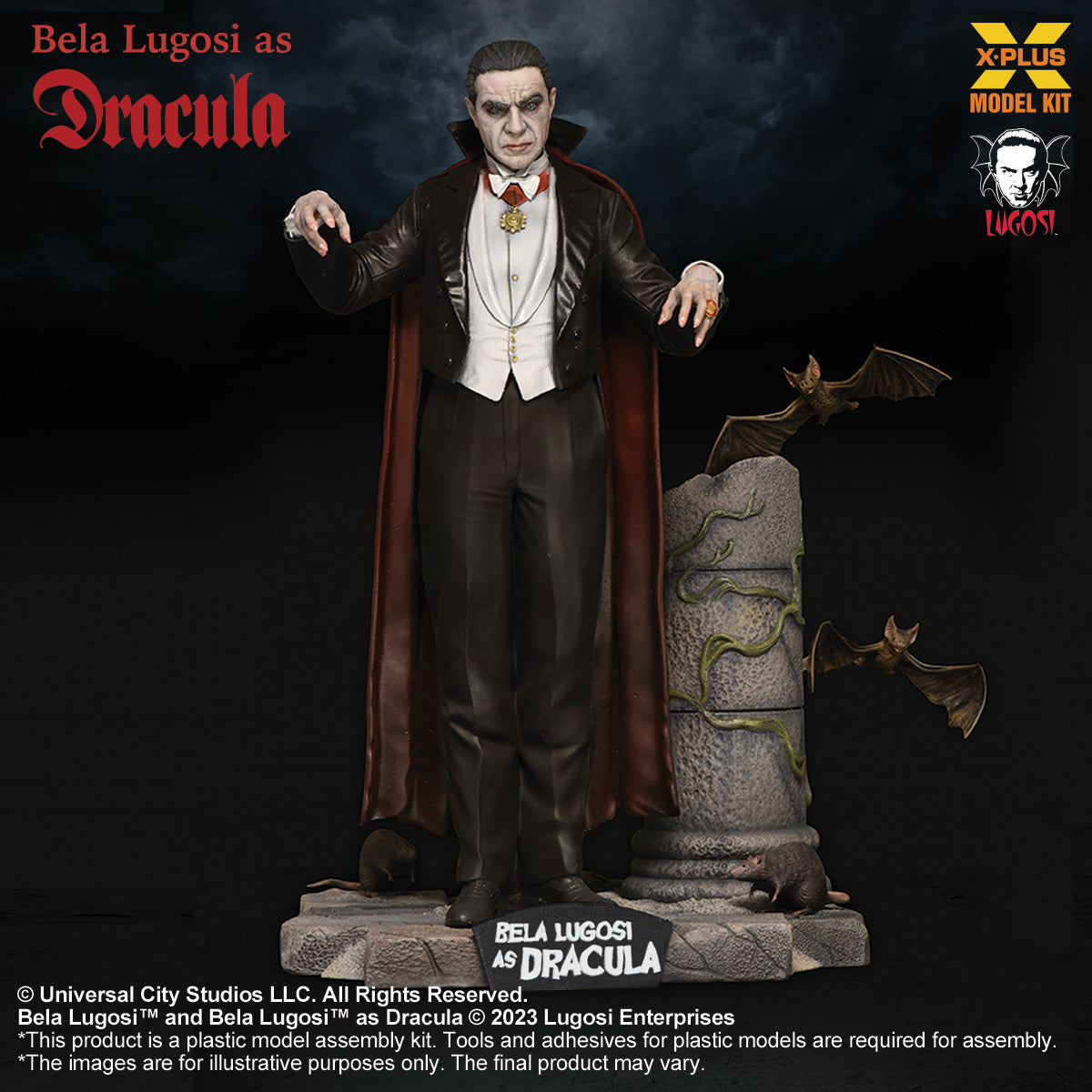 Dracula - Bela Lugosi as Dracula - 1/8 Scale Plastic Model Kit