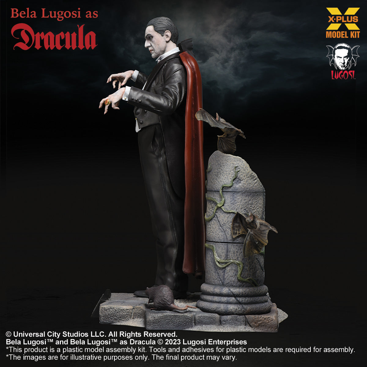 Dracula - Bela Lugosi as Dracula - 1/8 Scale Plastic Model Kit