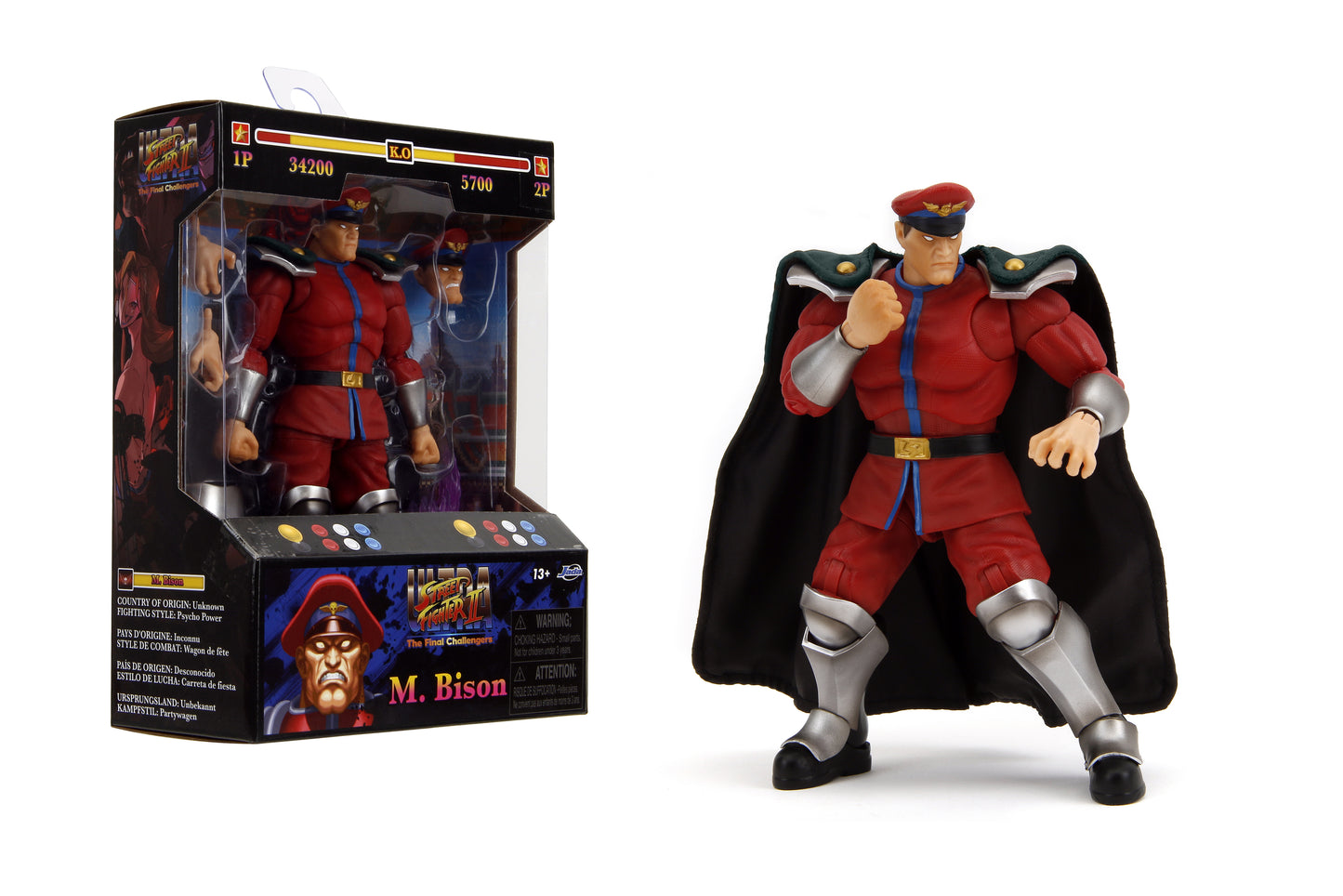 Street Fighter II : M. Bison (Ultra: The Final Challengers) - Action Figure