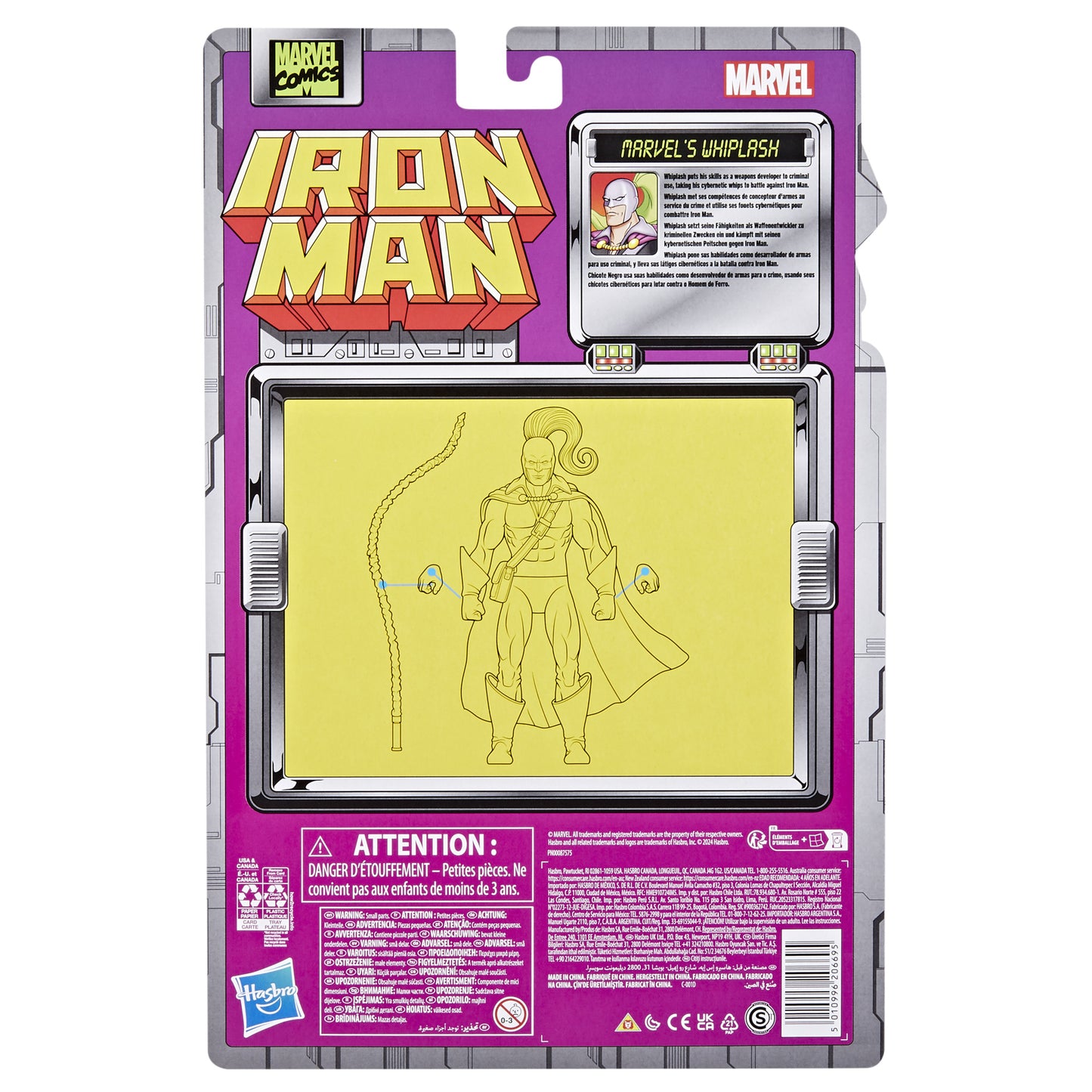 [Pre-Order] Marvel Legends Retro: Iron Man - Whiplash - 6 inch Action Figure