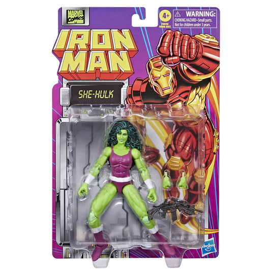 [Pre-Order] Marvel Legends Retro: Iron Man - She-Hulk - 6 inch Action Figure