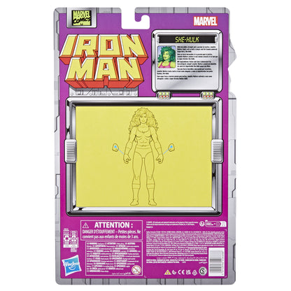 [Pre-Order] Marvel Legends Retro: Iron Man - She-Hulk - 6 inch Action Figure
