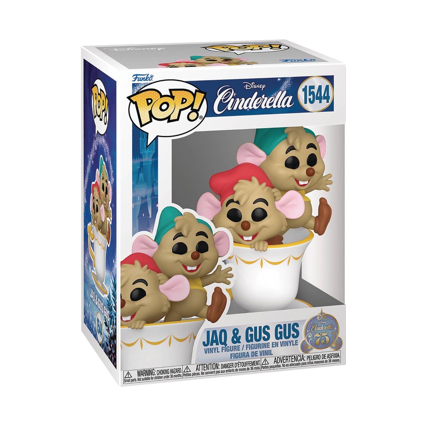 Funko POP! Disney: Cinderella (75th Anniversary) - Jaq & Gus Gus #1544